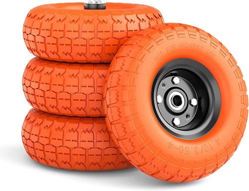 Tire and wheel 10 - 3.50-4,