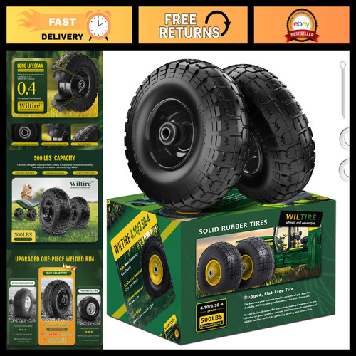 Pack flat free tires - 2,